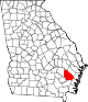 80px-Map_of_Georgia_highlighting_Wayne_County.svg